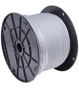 Cabo Aço 6X75/32 Pvc 100M 4,00Mm Worker