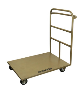 Carro Plataforma Aço 800X600Mm 250Kg C/ Uma Aba Fixa Bumafer