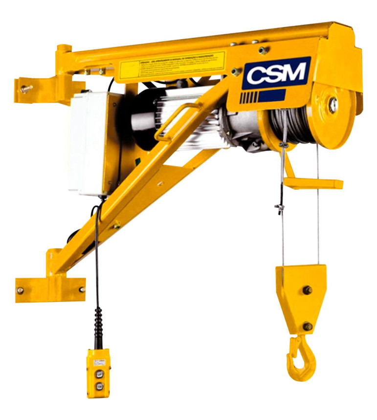 Guincho De Coluna Elétrico Monofásico Sem Caçamba 200Kg Csm