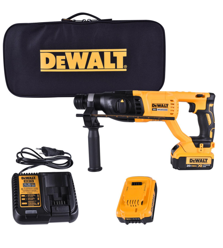Martelete Perfurador Rompedor Sds Plus 20V 127V Dch133M2-Br Dewalt