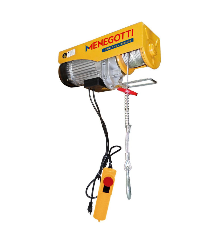 Guincho Elétrico Prime V2 300-600Kg 220V Mono Menegotti