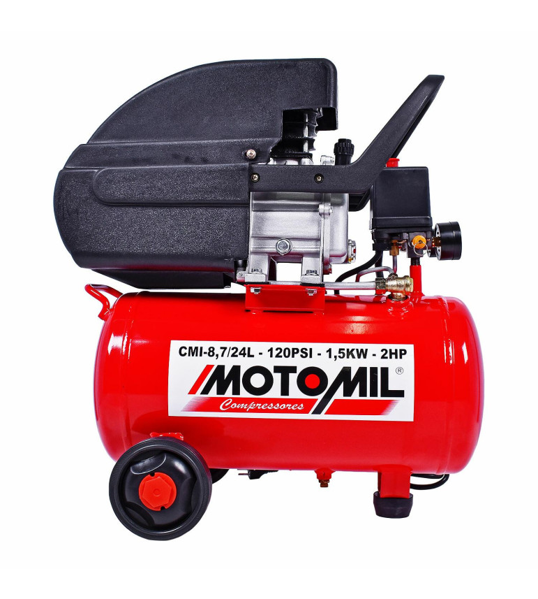 Moto Compressor De Ar Cmi-8,7/24 24L Bivolt Motomil