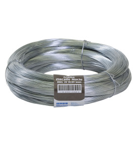 Arame Liso Galvanizado 20 BWG 1 rolo de 1kg Morlan