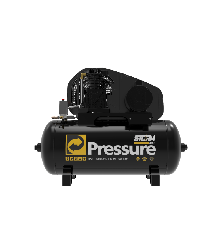 Compressor De Ar Storm 300 Mono 110/220V 100L Pressure