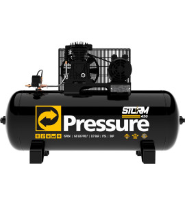 Compressor De Ar Storm 450 15Pcm 140Psi 175L Trifásico Pressure