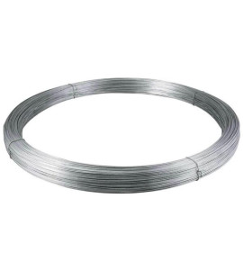 Arame Para Cerca Elétrica 183mm 1000 Metros Vonder Com Acabamento Galvanizado Bwg 15
