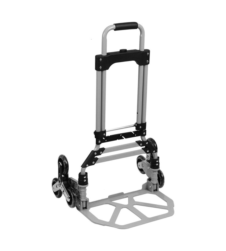 Carrinho Carga Alumínio Dobrável Com Roda Tripla Worker