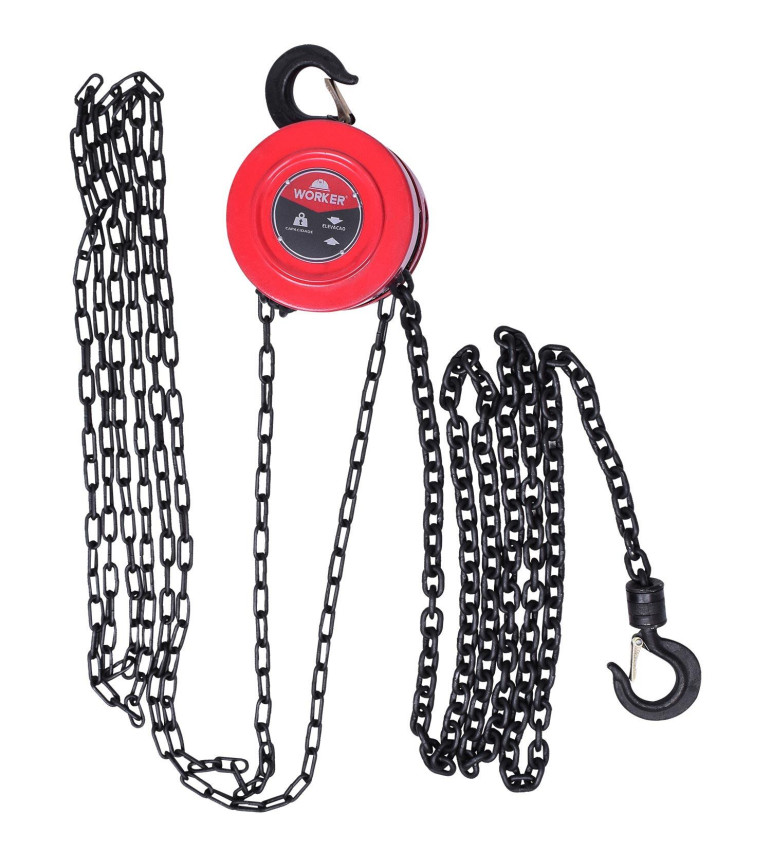 Talha Manual De Corrente 5T 3M X 10Mm Worker