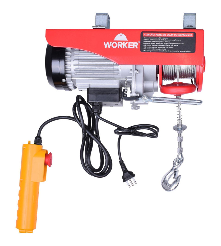 Guincho Elétrico 300/600Kg 1200W 127V Worker