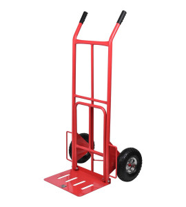 Carrinho De Carga Metálica Base Articulada Roda Maciça 250Kg Worker